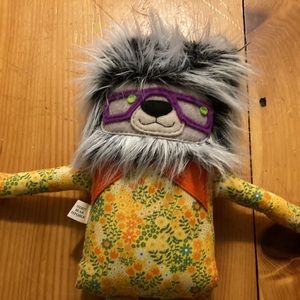 TEDDY BEAR REPUBLIC Hipster Teddy Shaggy HairDo Glasses